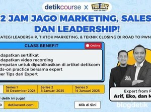 5 Peserta Terbaik Kelas PWN detikCourse Pelajari 10 Rahasia Bisnis dari Coach Erry