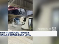 Video: 2 Trem di Strasbourg Prancis Tabrakan, 68 Orang Luka-Luka