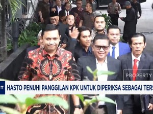 Video: Hasto Penuhi Panggilan KPK untuk Diperiksa Sebagai Tersangka