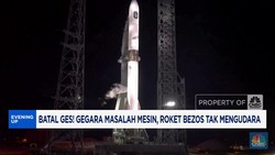 Video : Gegara Masalah Mesin, Roket Bezos Tak Jadi Mengudara