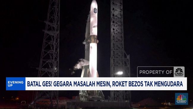 Gegara Masalah Mesin, Roket Bezos Tak Jadi Mengudara