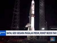 Video : Gegara Masalah Mesin, Roket Bezos Tak Jadi Mengudara