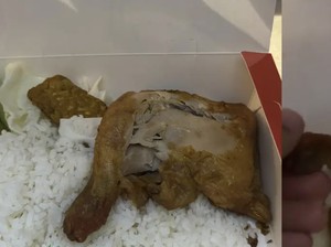 Geli! Beli Ayam Gepuk di Resto Terkenal, Tampilannya Seperti Bekas Digigit