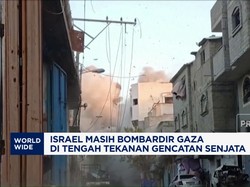 Video: Israel Masih Bombardir Gaza di Tengah Tekanan Gencatan Senjata