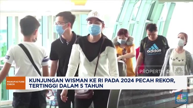 Kunjungan Wisman ke RI di 2024 Pecah Rekor