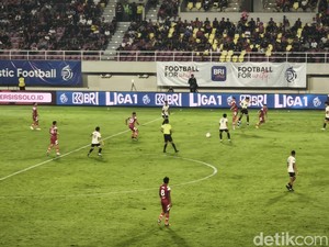 Hasil Liga 1: Persis Solo Kalah 0-1 dari PSM Makassar