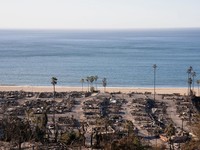 Sungguh Bak Gaza, Potret Area Pantai Los Angeles AS Hangus Terbakar