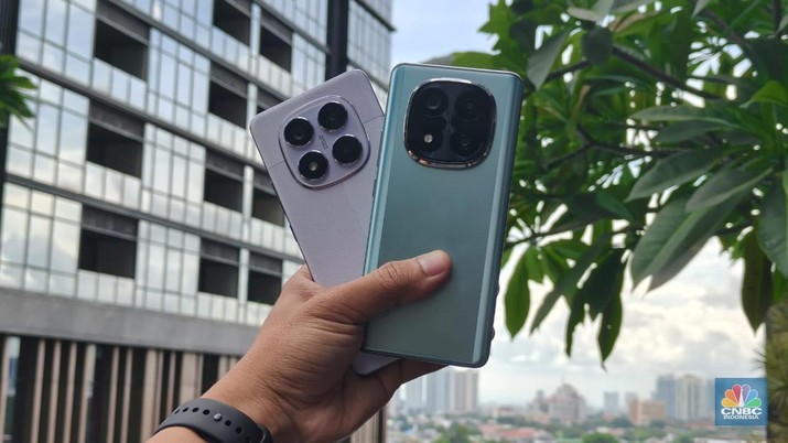 Redmi Note 14 Pro dan Pro Plus. (CNBC Indonesia/Novina Putri)