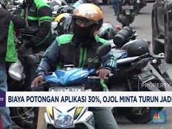 Video : Biaya Potongan Aplikasi 30 Persen, Ojol Minta Turun Jadi Segin