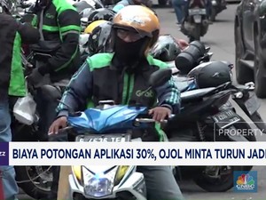 Video : Biaya Potongan Aplikasi 30 Persen, Ojol Minta Turun Jadi Segin