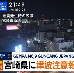 Video: Gempa 6,9 M Guncang Jepang, Berpotensi Tsunami