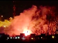 Ledakan Dahsyat, Kilang Minyak Rusia Terbakar Hebat Dihantam Rudal