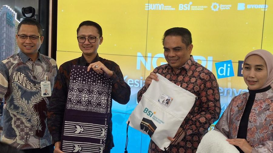 Konpers Kesiapan BSI Jelang Musim Haji 1446 Hijriah, Selasa (14/1/2025)/Khoirul Anam