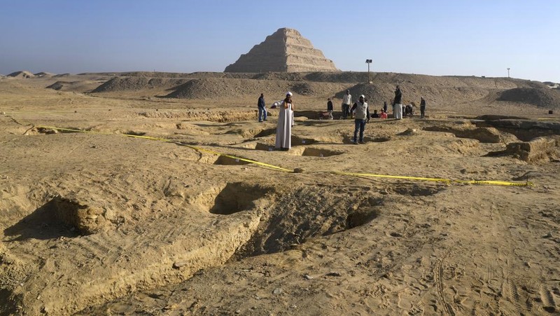 Tim arkeologi Prancis-Swiss temukan makam menakjubkan dari dukun-dukun terkenal di Mesir. (Dok. Egyptian Ministry of Tourism and Antiquities)