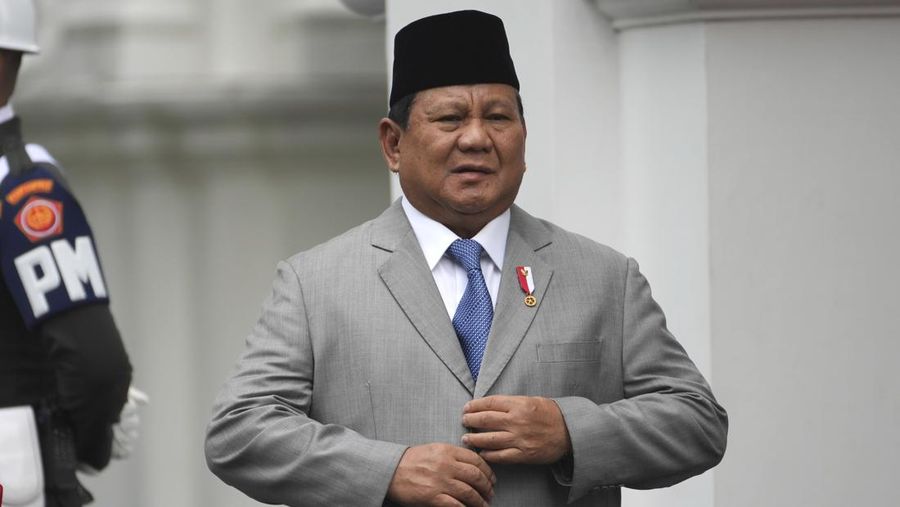 Presiden Prabowo Subianto di Jakarta, Indonesia, Rabu, 6 November 2024. (AP Photo/Achmad Ibrahim/File Foto)