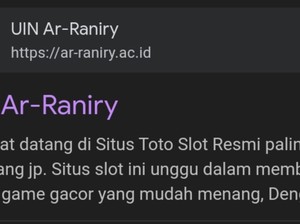 Sempat Diretas, Situs UIN Ar-Raniry Aceh Kembali Normal