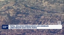 Total Wilayah Kebakaran Los Angeles Lebih Besar dari Kota Paris