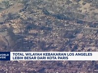 Total Wilayah Kebakaran Los Angeles Lebih Besar dari Kota Paris