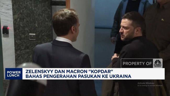 Zelenskyy & Macron Kopdar Bahas Pengerahan Pasukan ke Ukraina