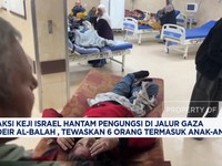 Video: Aksi Keji Israel Hantam Pengungsi di Jalur Gaza