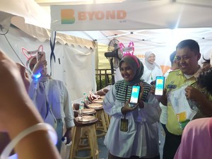 Seru! BSI Ramaikan Kirana Jakarta, Ada Kuis Berhadiah hingga Drone Show