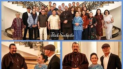 Momen Deddy Corbuzier, Steven Seagal, Prabowo dan Titiek Soeharto Foto Bareng
