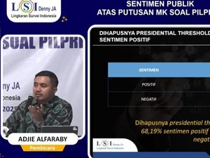 LSI Denny JA: Penghapusan Ambang Batas Capres 20% Dapat Respons Positif