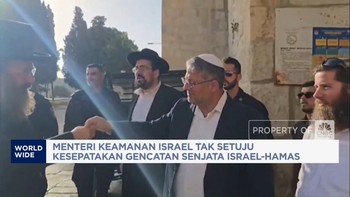 Video: Menteri Keamanan Israel Tak Setuju Kesepakatan Gencatan Senjata