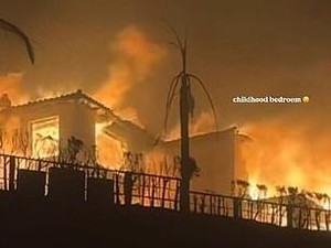 Video: Rumah Masa Kecil Bella Hadid di Malibu Terbakar