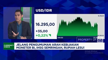 Video: Rupiah Anjlok Sentuh Rp16.300/USD, BI Diramal Tahan Suku Bunga