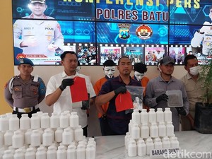 Bandar yang Tanam Ganja Sendiri dalam Rumahnya di Malang Diringkus
