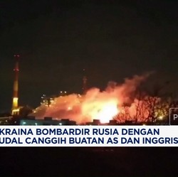 Video: Ukraina Bombardir Rusia Dengan Rudal Canggih Buatan AS-Inggris