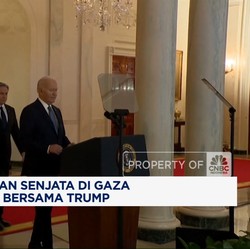 Video: Biden Akui Gencatan Senjata Gaza Merupakan Usaha Bersama Trump