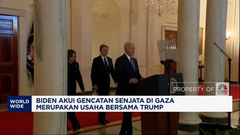 Video: Biden Akui Gencatan Senjata Gaza Merupakan Usaha Bersama Trump