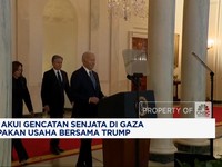 Video: Biden Akui Gencatan Senjata Gaza Merupakan Usaha Bersama Trump