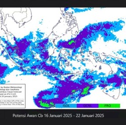 BMKG: Efek La Nina Cs Hujan Sangat Lebat Landa 10 Wilayah, Awas Licin