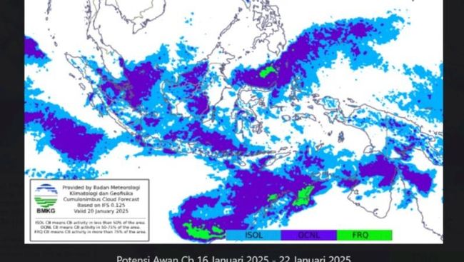 BMKG: Efek La Nina Cs Hujan Sangat Lebat Landa 10 Wilayah, Awas Licin