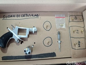 Penampakan Pistol yang Digunakan Si Bungsu Merusak Rumah Kakak