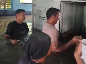 Mesin Pompa PDAM Bangkalan Terendam Banjir, Pasokan Air Mati Sementara