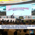 Video: Prabowo Tegaskan Tak Hentikan Proyek Infrastruktur
