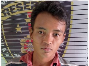 Tampang Sabarudin yang Bacok Istri di Depan Rumah hingga Tewas