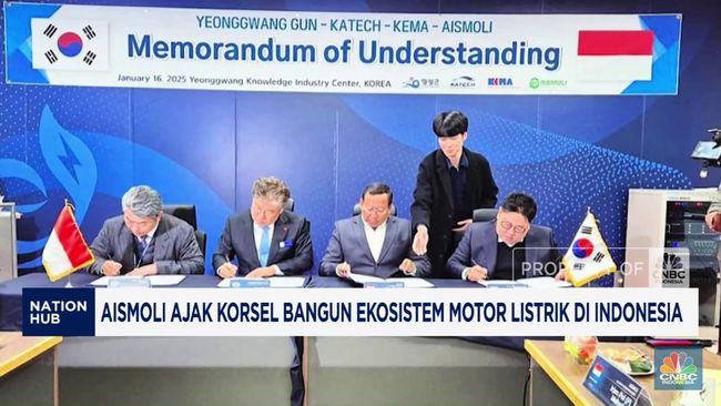 Aismoli Ajak Korsel Bangun Ekosistem Motor Listrik di RI