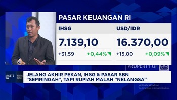 Video:Akhir Pekan, IHSG Menguat & Rupiah Amblas ke Rp16.300-an per USD