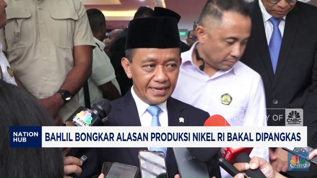 Video: Bahlil Bongkar Alasan Produksi Nikel RI Bakal Dipangkas