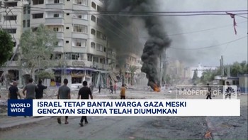 Video: Langgar Gencatan Senjata, Israel Bombardir Warga Gaza
