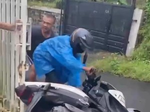 Aksi Maling Kocak di Malang Tepergok Warga Kabur Lalu Balik Ambil Motornya