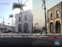 Video: Perbandingan Sebelum dan Setelah Kebakaran Hebat di Los Angeles