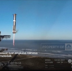 Video: Gagal Uji Coba Ketujuh, Roket SpaceX Starship Elon Musk Meledak