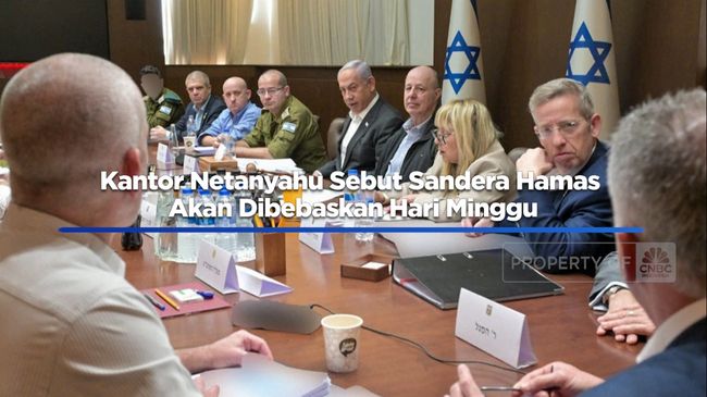 Kantor Netanyahu Klaim Sandera Hamas Dibebaskan Hari Minggu