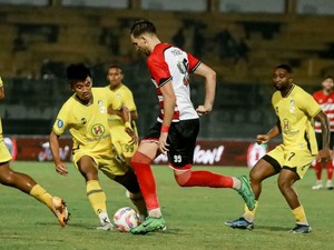Hasil Liga 1: Madura United Dibungkam Barito Putera 2-4